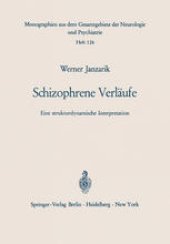 book Schizophrene Verläufe: Eine strukturdynamische Interpretation