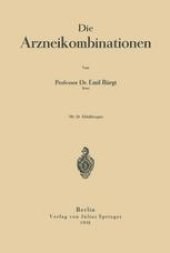 book Die Arzneikombinationen