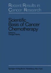 book Scientific Basis of Cancer Chemotherapy