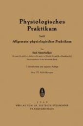 book Physiologisches Praktikum: Teil II: Allgemein-physiologisches Praktikum