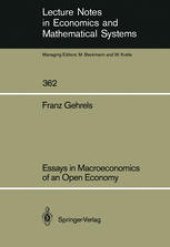 book Essays in Macroeconomics of an Open Economy