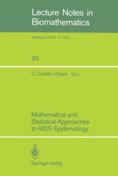 book Mathematical and Statistical Approaches to AIDS Epidemiology