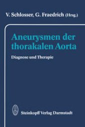 book Aneurysmen der thorakalen Aorta: Diagnose und Therapie