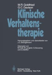 book Klinische Verhaltenstherapie