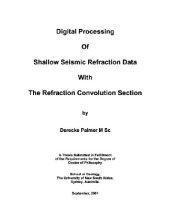 book Digital Processing shallow sesimic data(T