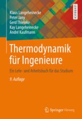 book Thermodynamik für Ingenieure: Ein Lehr- und Arbeitsbuch für das Studium