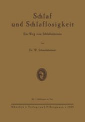 book Schlaf und Schlaflosigkeit: Ein Weg zum Schlafenlernen