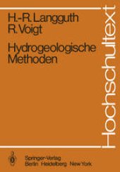 book Hydrogeologische Methoden