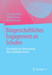 book Bürgerschaftliches Engagement an Schulen: Eine empirische Untersuchung über Schulfördervereine