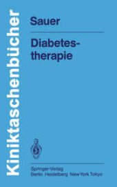 book Diabetestherapie