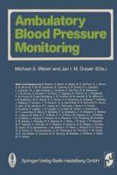 book Ambulatory Blood Pressure Monitoring