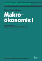 book Makroökonomie I: Einführung in die Volkswirtschaftliche Gesamtrechnung