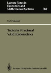 book Topics in Structural VAR Econometrics