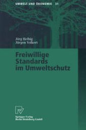 book Freiwillige Standards im Umweltschutz