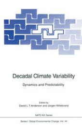 book Decadal Climate Variability: Dynamics and Predictability