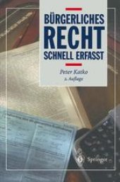 book Bürgerliches Recht: Schnell erfaßt