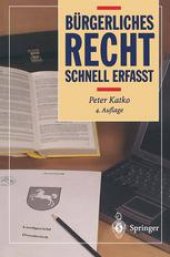 book Bürgerliches Recht: Schnell erfasst