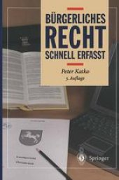 book Bürgerliches Recht: Schnell erfasst