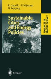 book Sustainable Cities and Energy Policies