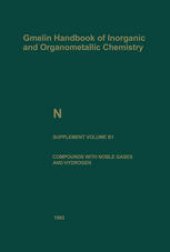 book N Nitrogen: Compounds with Nobel Gases and Hydrogen