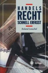 book Handelsrecht: Schnell erfaßt