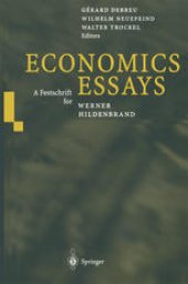 book Economics Essays: A Festschrift for Werner Hildenbrand