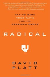 book Radical: Taking Back Your Faith from the American Dream