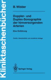 book Doppler- und Duplex-Sonographie der hirnversorgenden Arterien: Eine Einführung