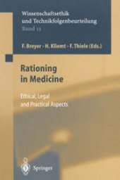 book Rationing in Medicine: Ethical, Legal and Practical Aspects