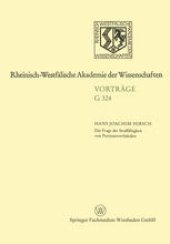 book Die Frage der Straffähigkeit von Personenverbänden: 364. Sitzung am 17. März 1993 in Düsseldorf