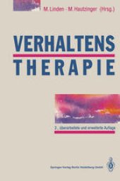 book Verhaltenstherapie: Techniken und Einzelverfahren