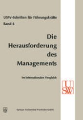 book Die Herausforderung des Managements im internationalen Vergleich