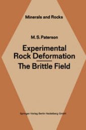 book Experimental Rock Deformation — The Brittle Field