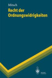 book Recht der Ordnungswidrigkeiten