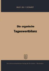 book Die organische Tageswertbilanz