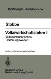 book Volkswirtschaftslehre I: Volkswirtschaftliches Rechnungswesen