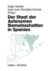 book Der Staat der Autonomen Gemeinschaften in Spanien