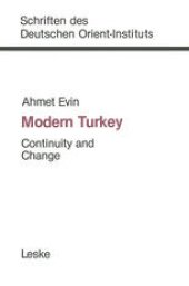 book Modern Turkey: Continuity and Change