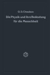book Die Physik und ihre Bedeutung für die Menschheit