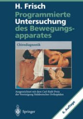 book Programmierte Untersuchung des Bewegungsapparates: Chirodiagnostik