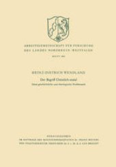 book Der Begriff Christlich-sozial: Seine geschichtliche und theologische Problematik