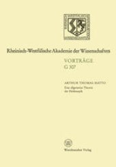 book Eine allgemeine Theorie der Heldenepik: 339. Sitzung am 27. Juni 1990 in Düsseldorf