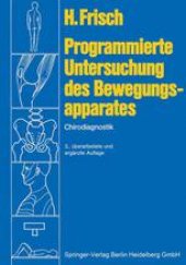 book Programmierte Untersuchung des Bewegungsapparates: Chirodiagnostik