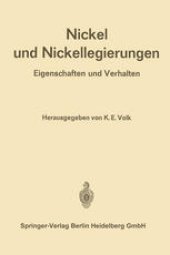 book Nickel und Nickellegierungen: Eigenschaften und Verhalten