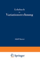 book Lehrbuch der Variationsrechnung