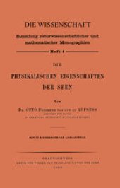 book Die Physikalischen Eigenschaften der Seen