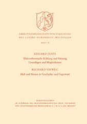 book Elektrothermische Kühlung und Heizung Grundlagen und Möglichkeiten. Maß und Messen in Geschichte und Gegenwart