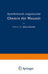 book Synthetisch-organische Chemie der Neuzeit