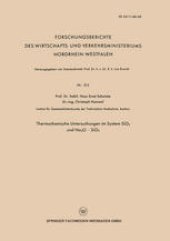 book Thermochemische Untersuchungen im System SiO2 und Na2O — SiO2