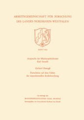 book Ansprache des Ministerpräsidenten. Fortschritte auf dem Gebiet der experimentellen Krebsforschung